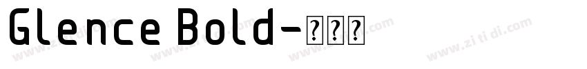 Glence Bold字体转换